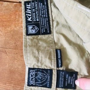 Kuhl Pants - KUHL KONFIDANT AIR KHAKI pants 36 vented Kuhl Pants - KUHL KONFIDANT AIR KHAKI pants 36 vented